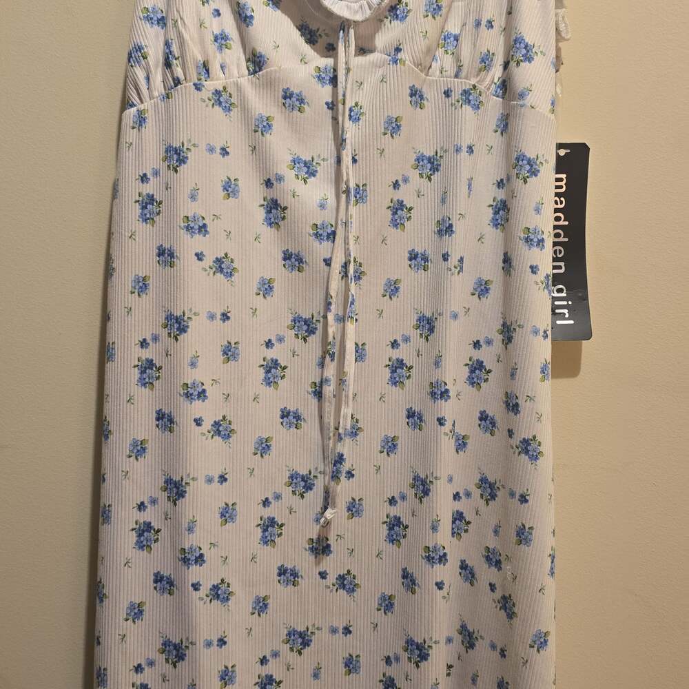 Steve Madden Blue Floral Mini Dress